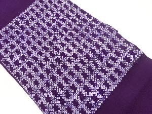 絞り格子模様名古屋帯